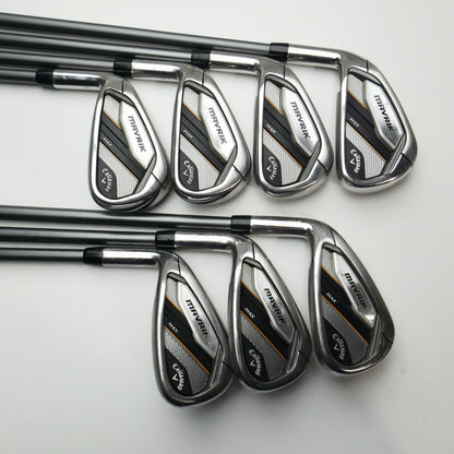 Used Callaway Mavrik Max Iron Set / 4 - PW / Regular Flex / Left-Handed