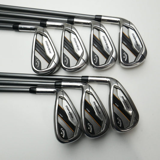 Used Callaway Mavrik Max Iron Set / 4 - PW / Regular Flex / Left-Handed