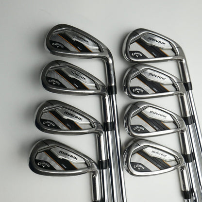 Used Callaway Mavrik Max Iron Set / 5 - SW + AW / Regular Flex