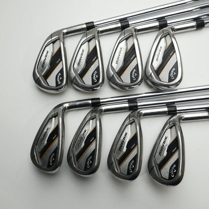 Used Callaway Mavrik Max Iron Set / 5 - SW + AW / Regular Flex