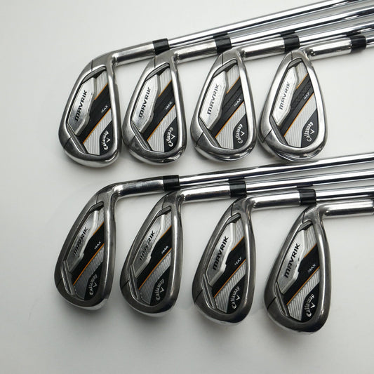 Used Callaway Mavrik Max Iron Set / 5 - SW + AW / Regular Flex