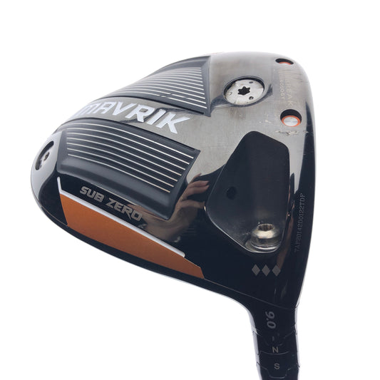 Used Callaway Mavrik Sub Zero Triple Diamond Driver / 9.0 Degrees / Stiff Flex