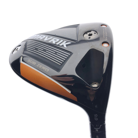 Used Callaway Mavrik Subzero Driver / 9.0 Degrees / Stiff Flex