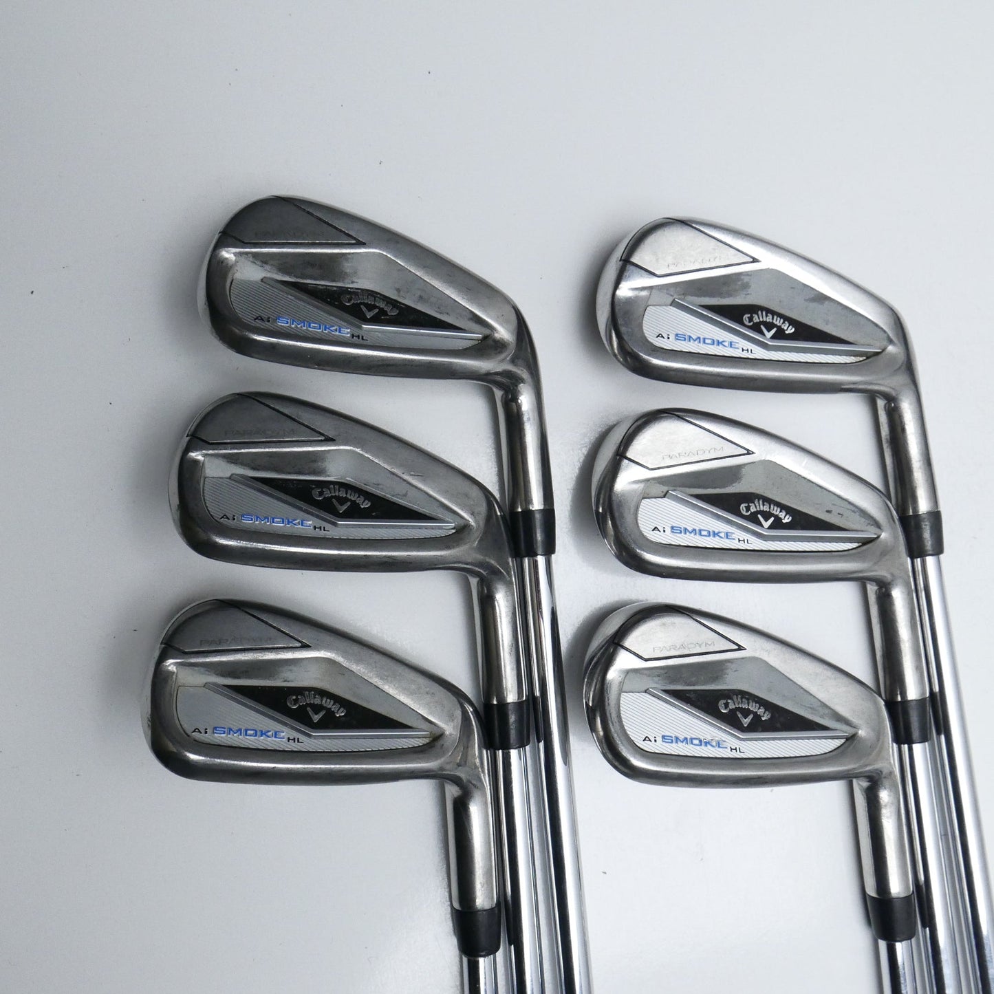 Used Callaway Paradym Ai Smoke HL Iron Set / 6 - PW + AW / Regular Flex