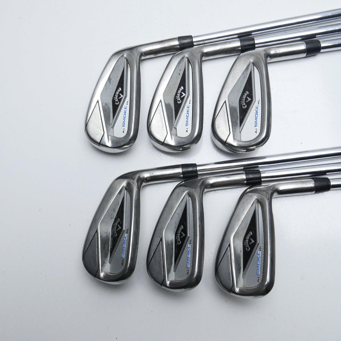 Used Callaway Paradym Ai Smoke HL Iron Set / 6 - PW + AW / Regular Flex