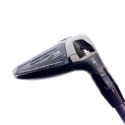 Used Callaway Paradym Ai Smoke MAX 3 Fairway Wood / 15 Degrees / Stiff Flex