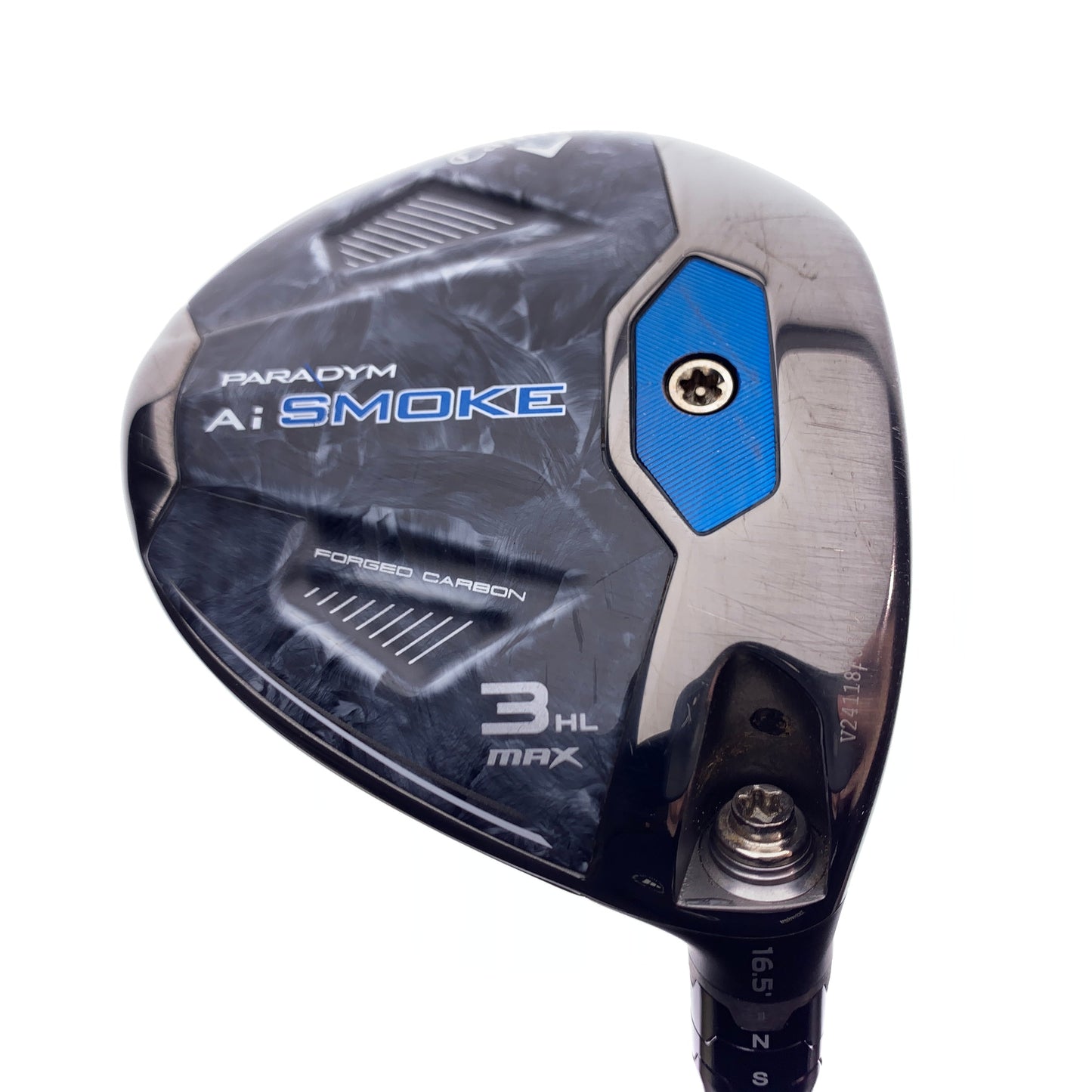 Used Callaway Paradym Ai Smoke MAX 3  HL Fairway Wood / 16.5 Deg / Stiff Flex
