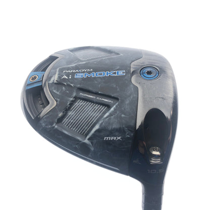 Used Callaway Paradym Ai Smoke MAX Driver / 10.5 Degrees / X-Stiff Flex