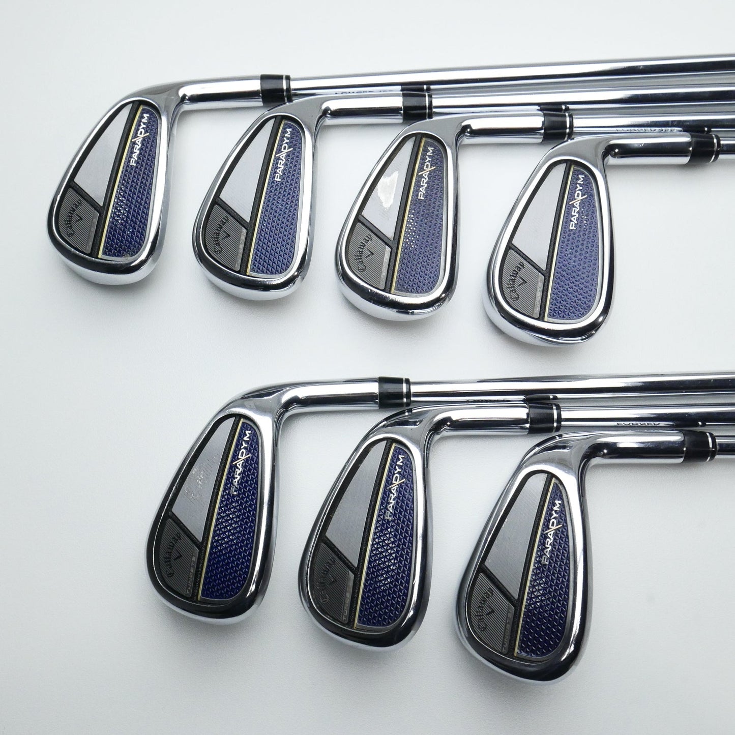 Used Callaway Paradym Iron Set / 5 - PW + AW / Stiff Flex
