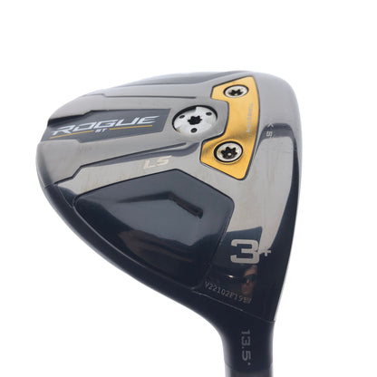 Used Callaway Rogue ST LS 3+ Fairway Wood / 13.5 Degrees / Stiff Flex