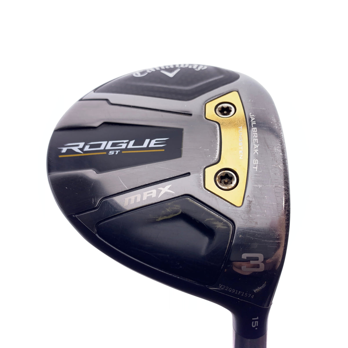 Used Callaway Rogue ST MAX 3 Fairway Wood / 15 Degrees / Regular Flex