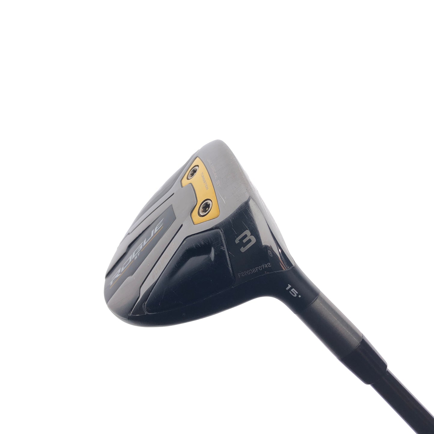 Used Callaway Rogue ST MAX 3 Fairway Wood / 15 Degrees / Stiff Flex