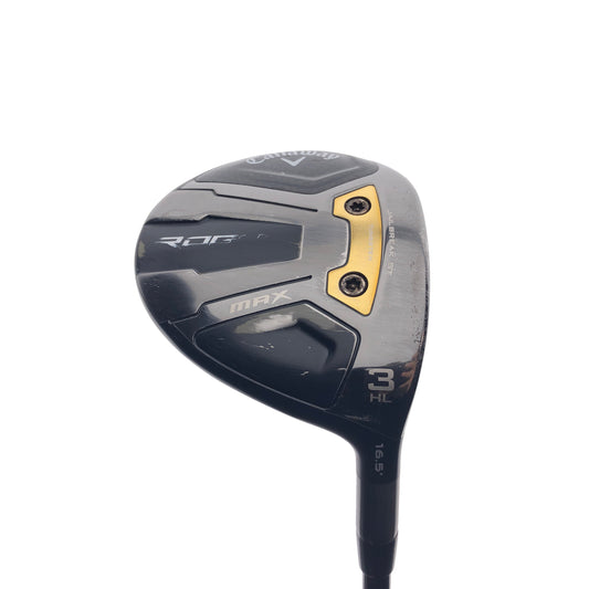 Used Callaway Rogue ST MAX 3  HL Fairway Wood / 16.5 Degrees / Regular Flex