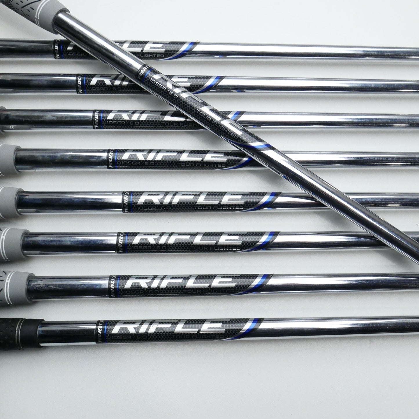 Used Callaway Rogue ST MAX Iron Set / 5 - SW + GW + AW / Stiff Flex