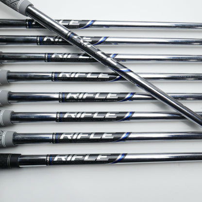 Used Callaway Rogue ST MAX Iron Set / 5 - SW + GW + AW / Stiff Flex