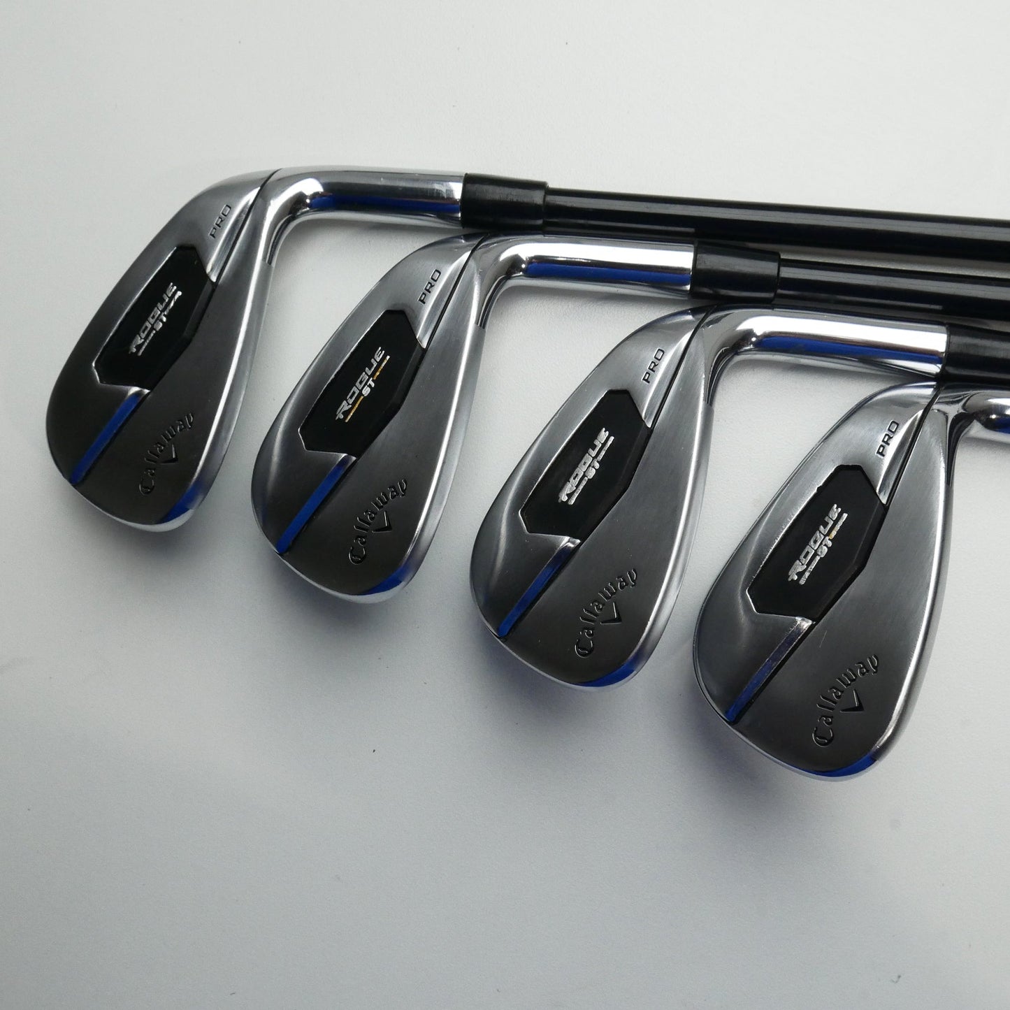 Used Callaway Rogue ST Pro Iron Set / 4 - PW + AW / Regular Flex
