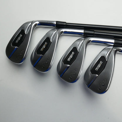 Used Callaway Rogue ST Pro Iron Set / 4 - PW + AW / Regular Flex