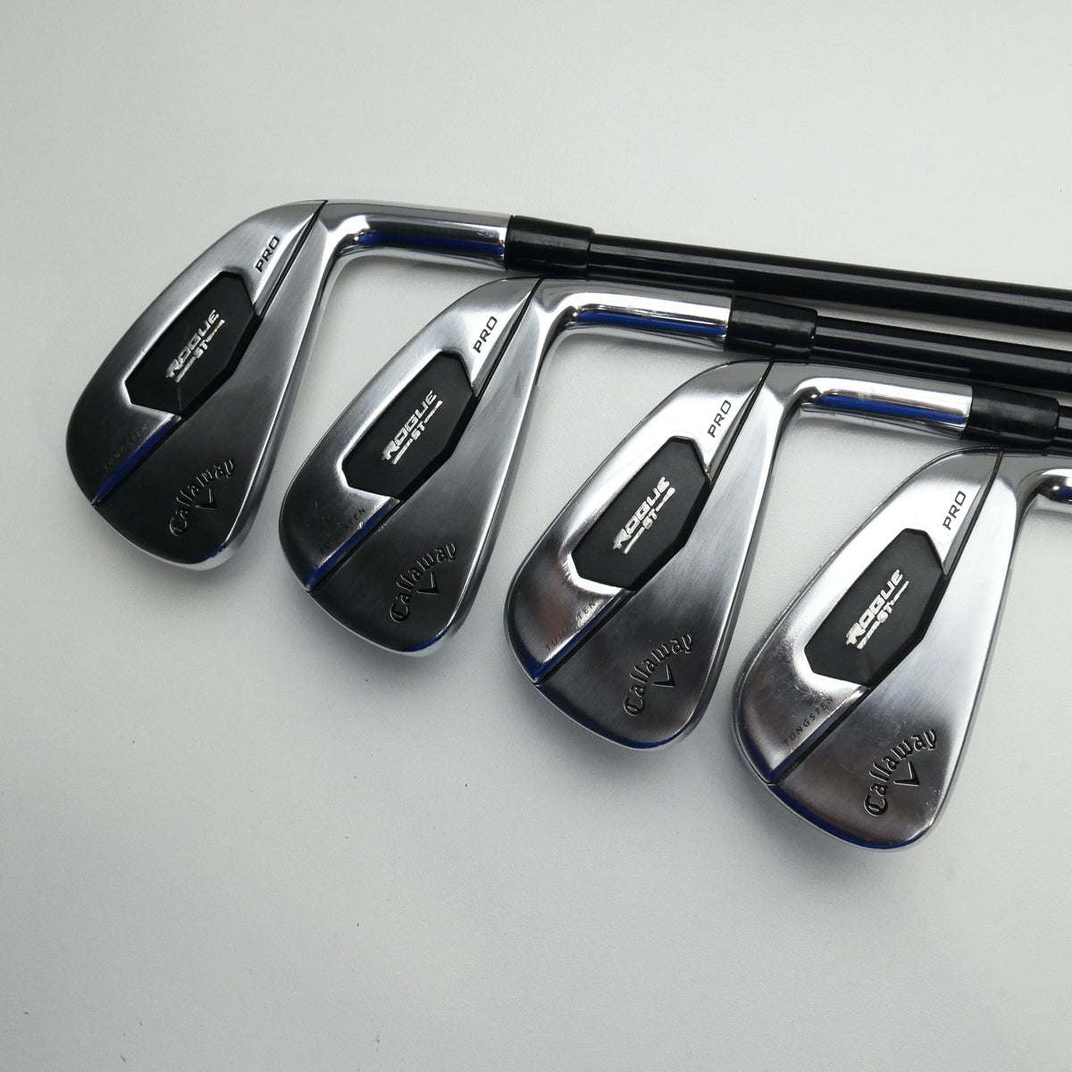 Used Callaway Rogue ST Pro Iron Set / 4 - PW + AW / Regular Flex