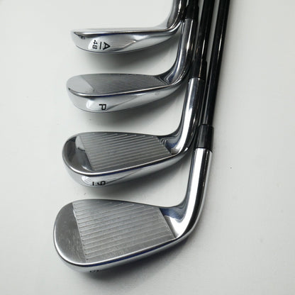 Used Callaway Rogue ST Pro Iron Set / 4 - PW + AW / Regular Flex