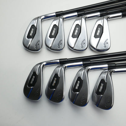 Used Callaway Rogue ST Pro Iron Set / 4 - PW + AW / Regular Flex