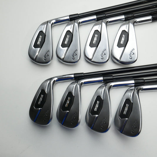Used Callaway Rogue ST Pro Iron Set / 4 - PW + AW / Regular Flex