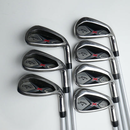 Used Callaway X Hot 2019 Iron Set / 5 - SW / Regular Flex