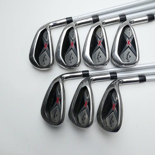 Used Callaway X Hot 2019 Iron Set / 5 - SW / Regular Flex