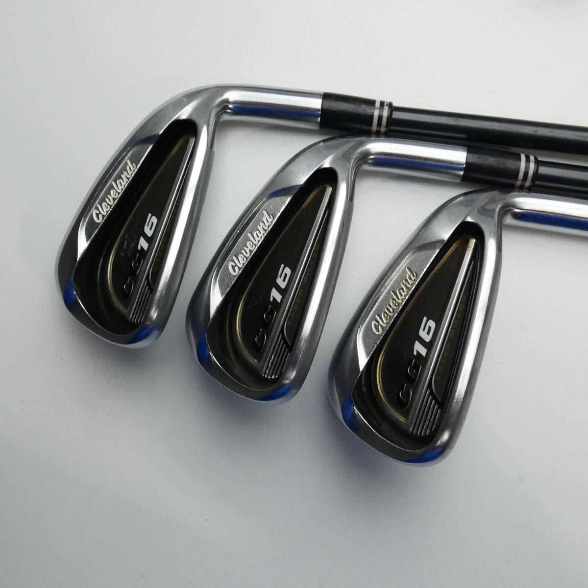 Used Cleveland CG16 Satin Chrome Iron Set / 4 - PW / Regular Flex