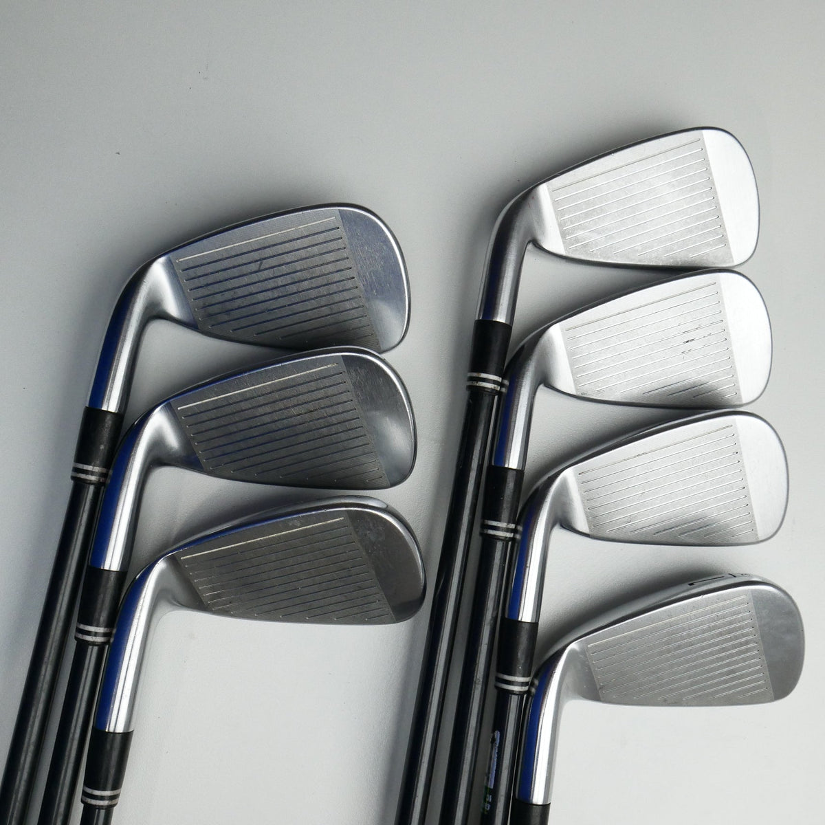 Used Cleveland CG16 Satin Chrome Iron Set / 4 - PW / Regular Flex