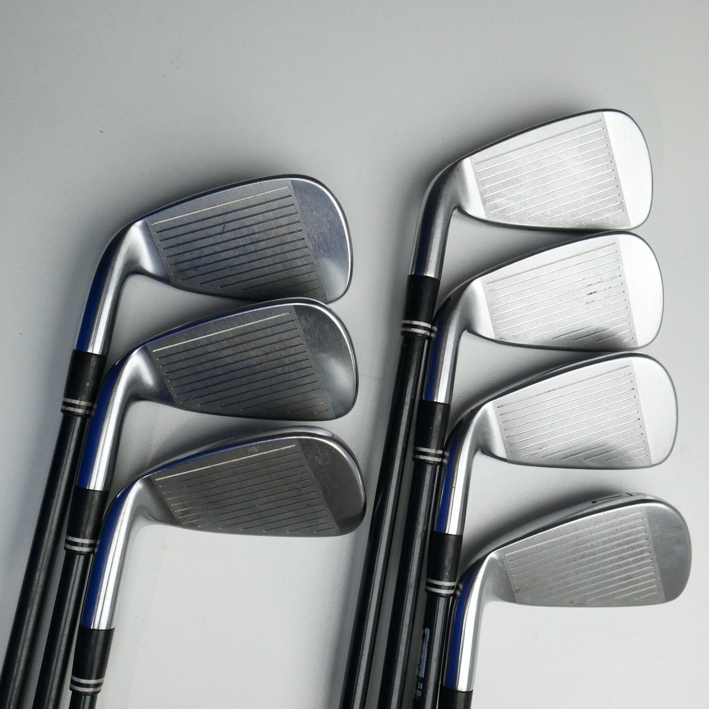 Used Cleveland CG16 Satin Chrome Iron Set / 4 - PW / Regular Flex
