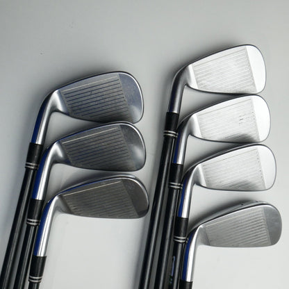 Used Cleveland CG16 Satin Chrome Iron Set / 4 - PW / Regular Flex