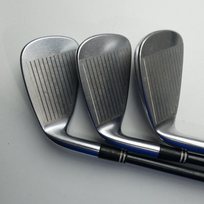 Used Cleveland CG16 Satin Chrome Iron Set / 4 - PW / Regular Flex