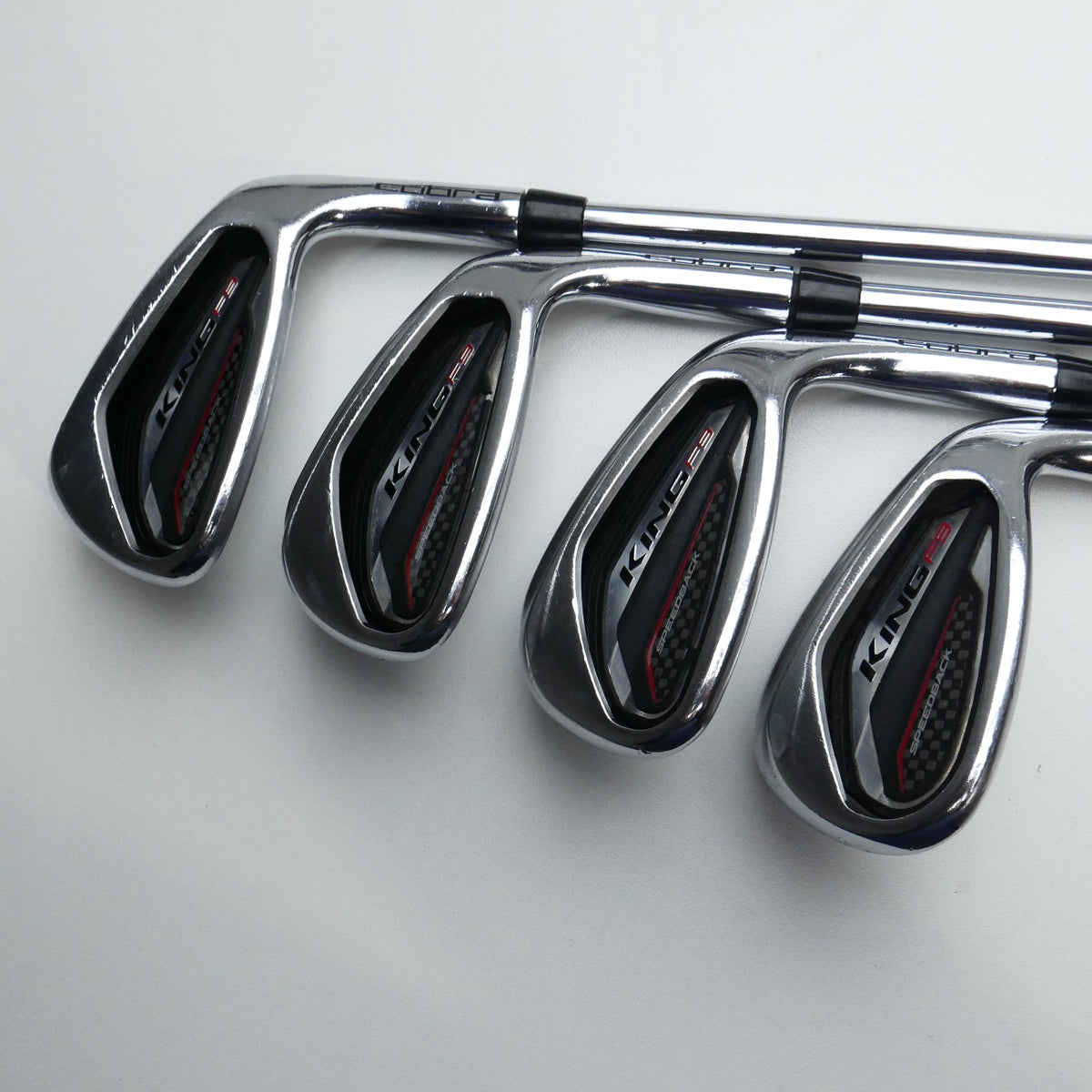 Used Cobra King F9 Speedback Iron Set / 5 - SW + GW / Stiff Flex