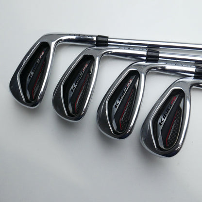 Used Cobra King F9 Speedback Iron Set / 5 - SW + GW / Stiff Flex