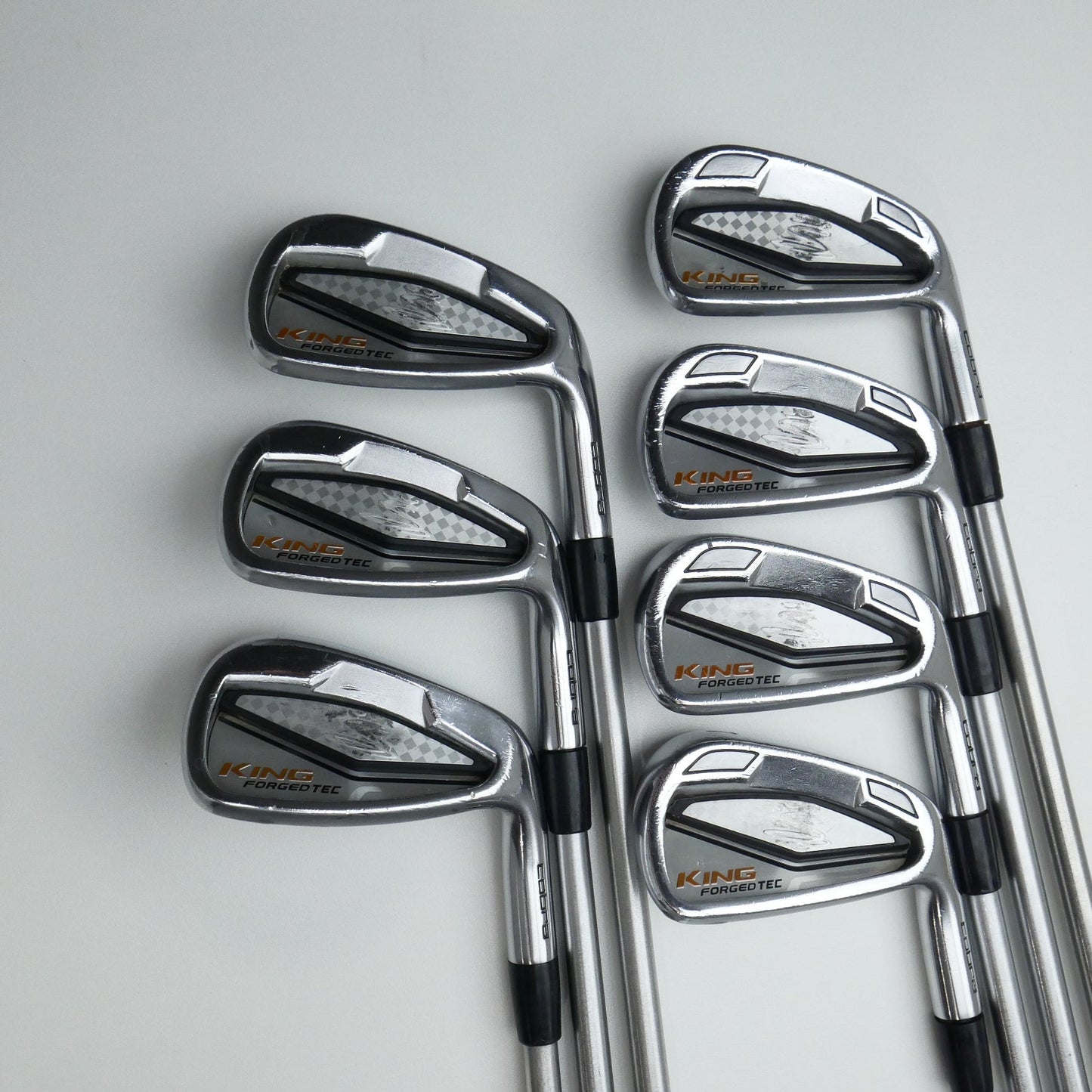 Used Cobra King Forged Tec 2017 Iron Set / 4 - PW / Stiff Flex