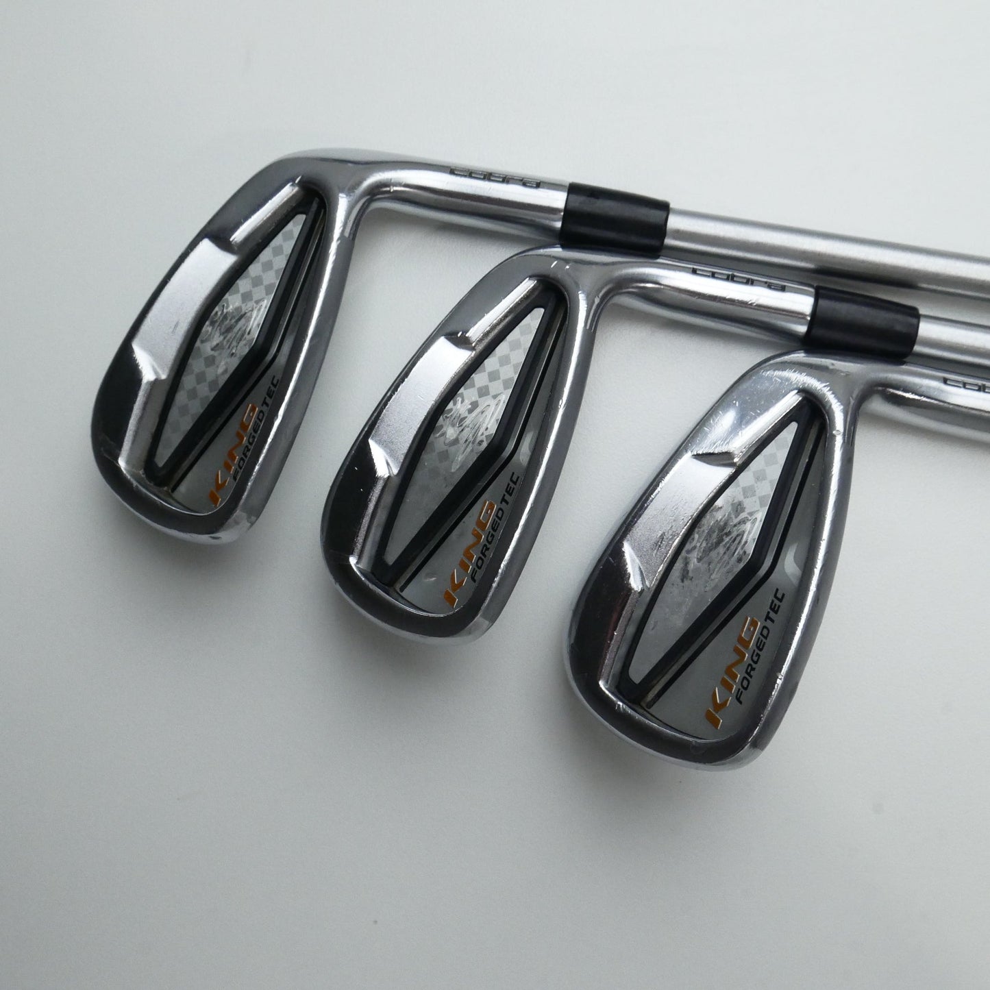 Used Cobra King Forged Tec 2017 Iron Set / 4 - PW / Stiff Flex