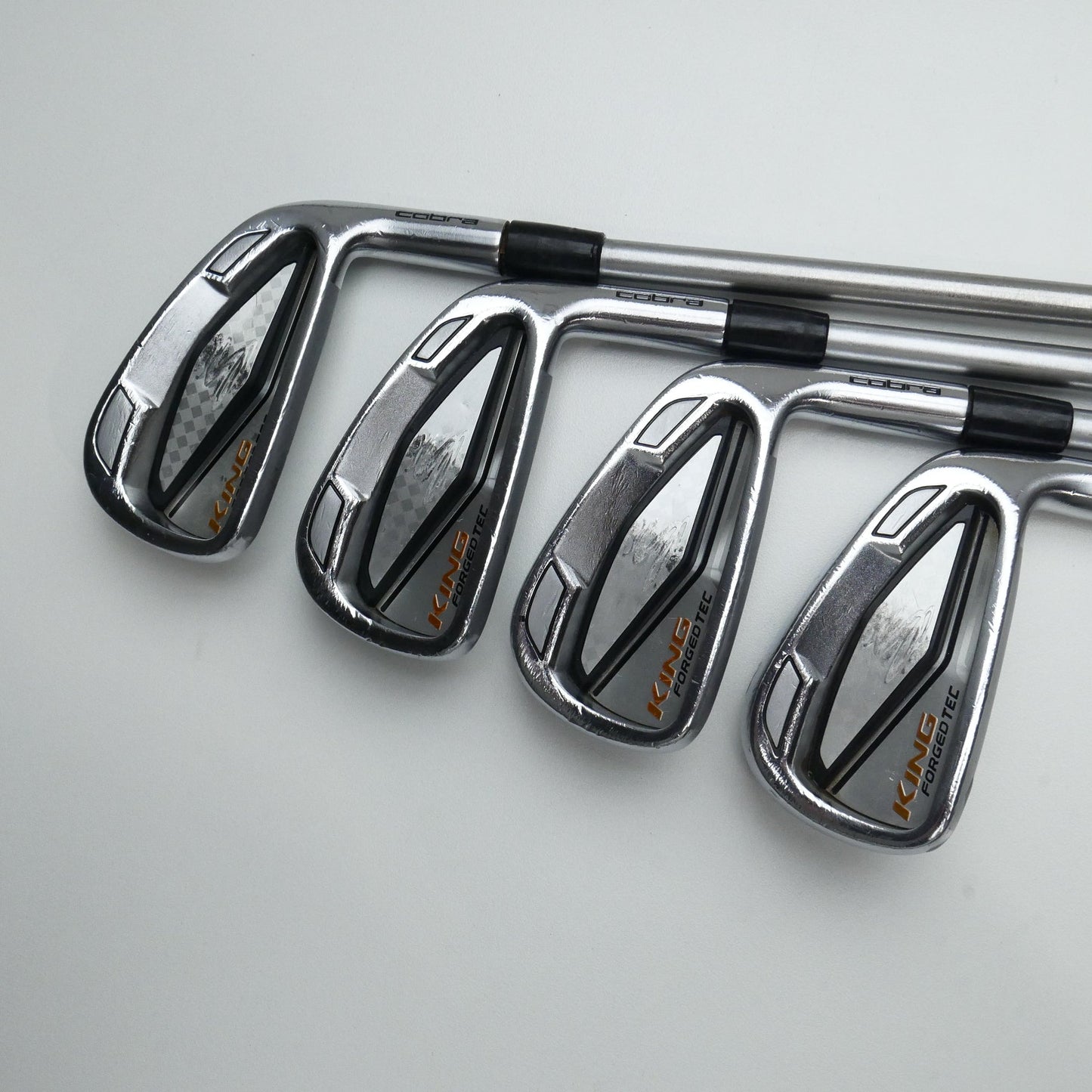 Used Cobra King Forged Tec 2017 Iron Set / 4 - PW / Stiff Flex