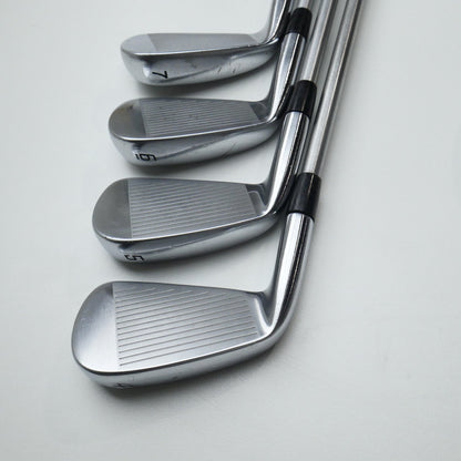 Used Cobra King Forged Tec 2017 Iron Set / 4 - PW / Stiff Flex