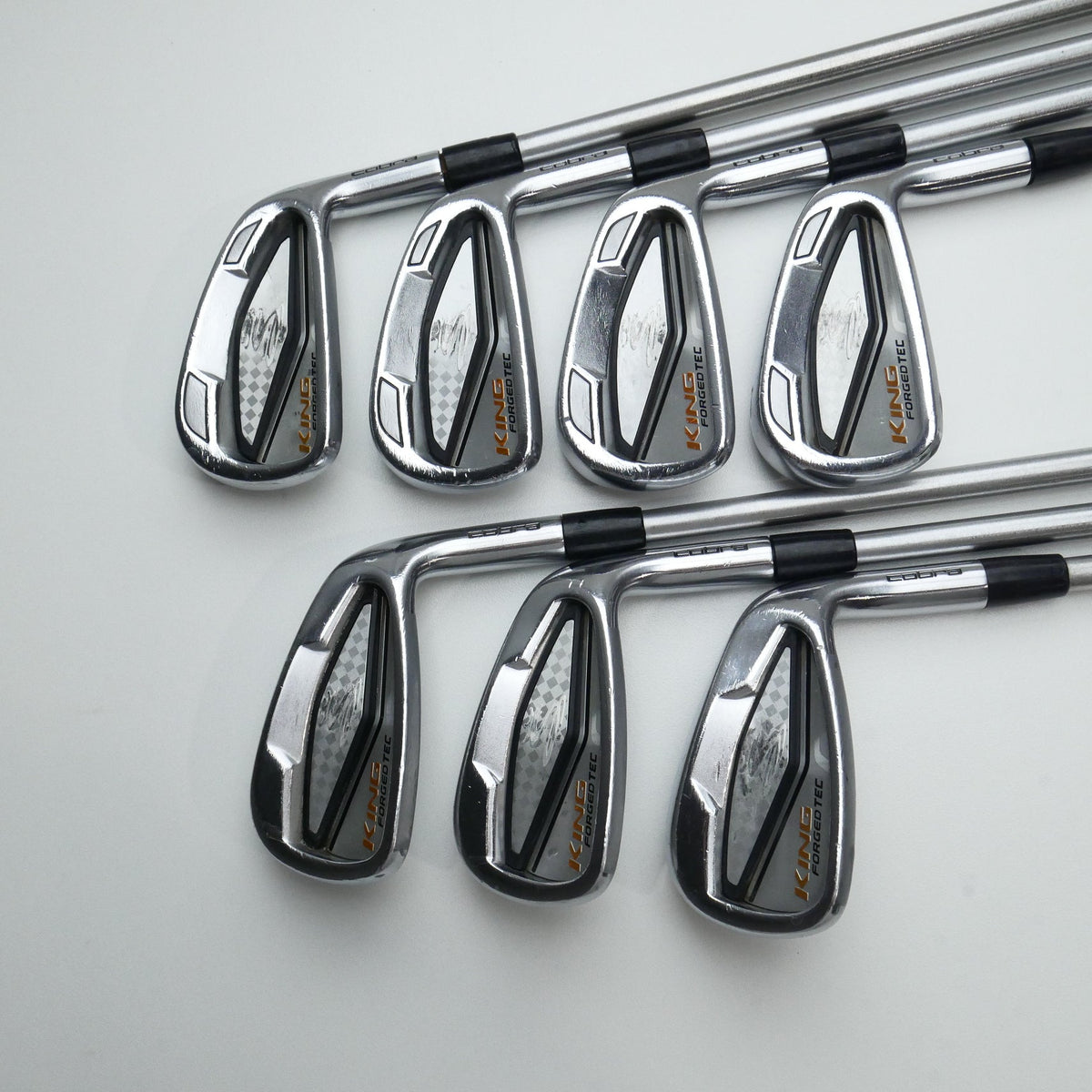 Used Cobra King Forged Tec 2017 Iron Set / 4 - PW / Stiff Flex