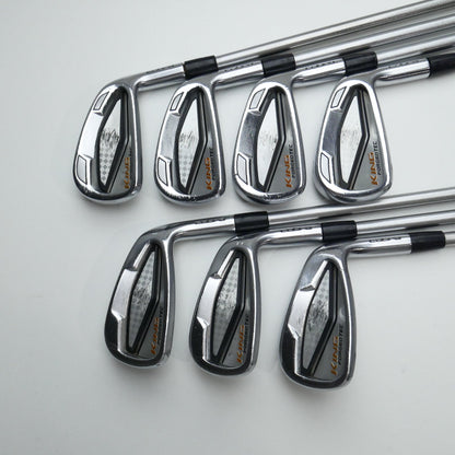 Used Cobra King Forged Tec 2017 Iron Set / 4 - PW / Stiff Flex