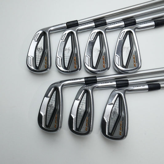 Used Cobra King Forged Tec 2017 Iron Set / 4 - PW / Stiff Flex