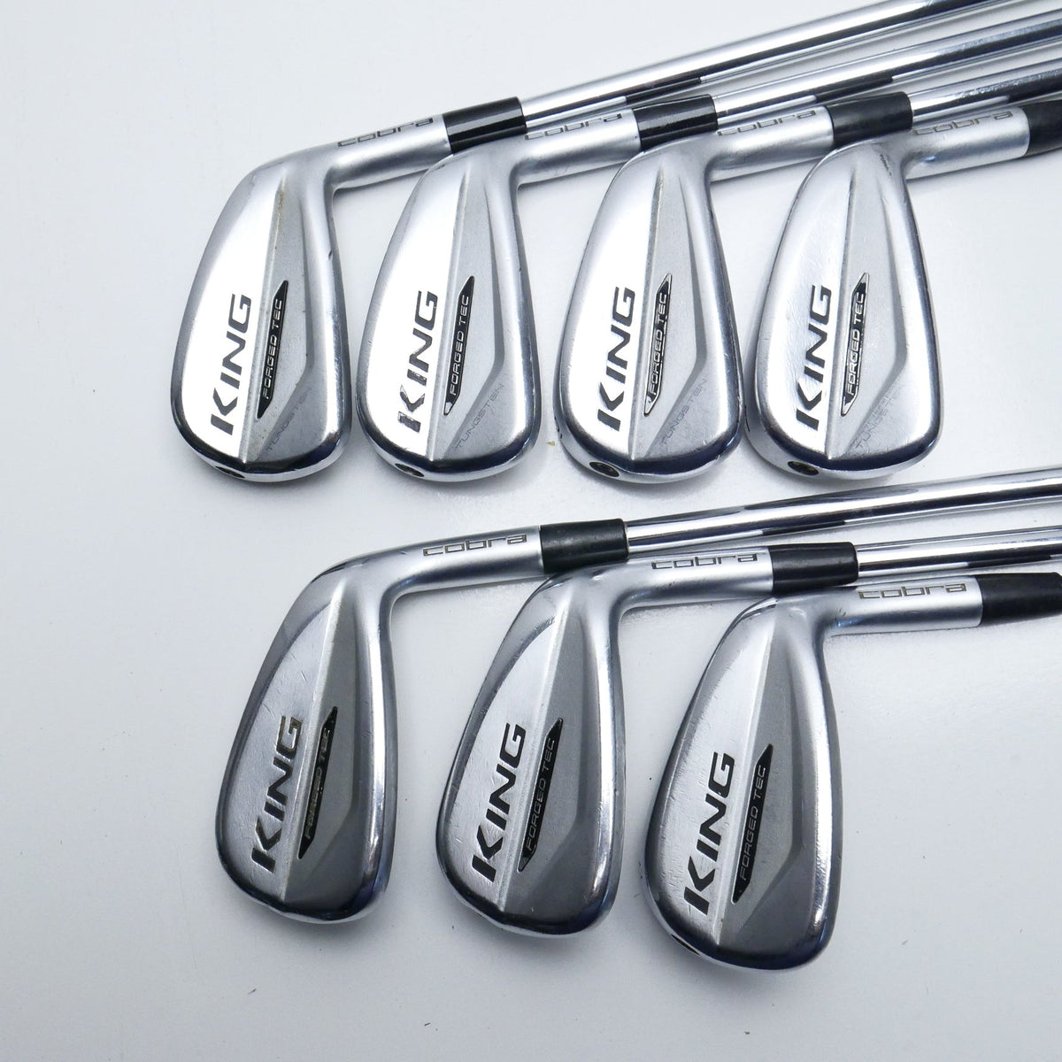 Used Cobra King Forged Tec 2019 Iron Set / 4 - PW / Stiff Flex