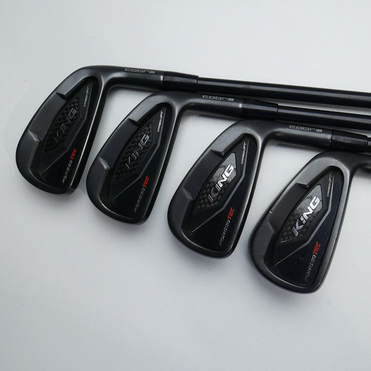 Used Cobra King Forged Tec Black Iron Set / 4 - PW / Regular Flex