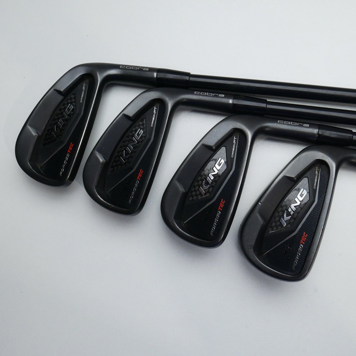 Used Cobra King Forged Tec Black Iron Set / 4 - PW / Regular Flex