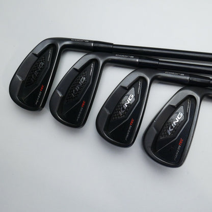 Used Cobra King Forged Tec Black Iron Set / 4 - PW / Regular Flex
