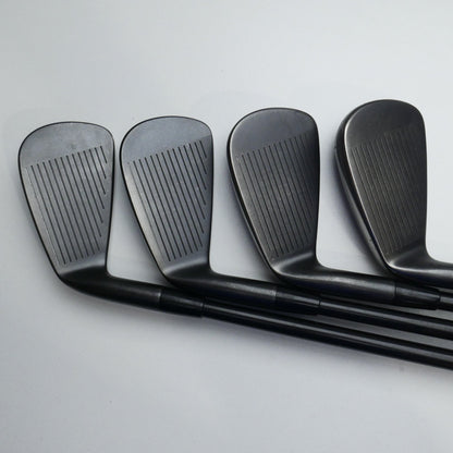 Used Cobra King Forged Tec Black Iron Set / 4 - PW / Regular Flex