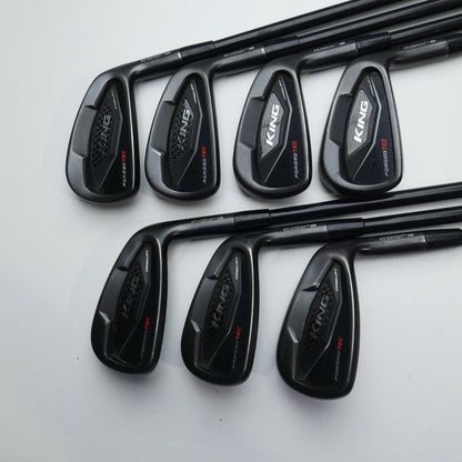 Used Cobra King Forged Tec Black Iron Set / 4 - PW / Regular Flex