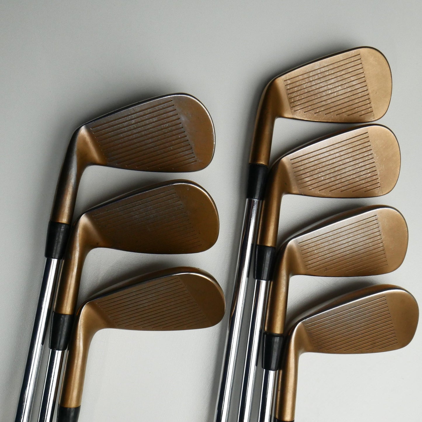 Used Cobra King Forged Tec Copper Iron Set / 5 - PW + GW / Stiff Flex