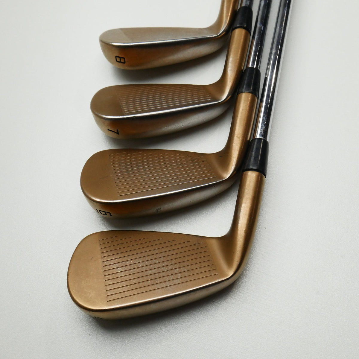 Used Cobra King Forged Tec Copper Iron Set / 5 - PW + GW / Stiff Flex