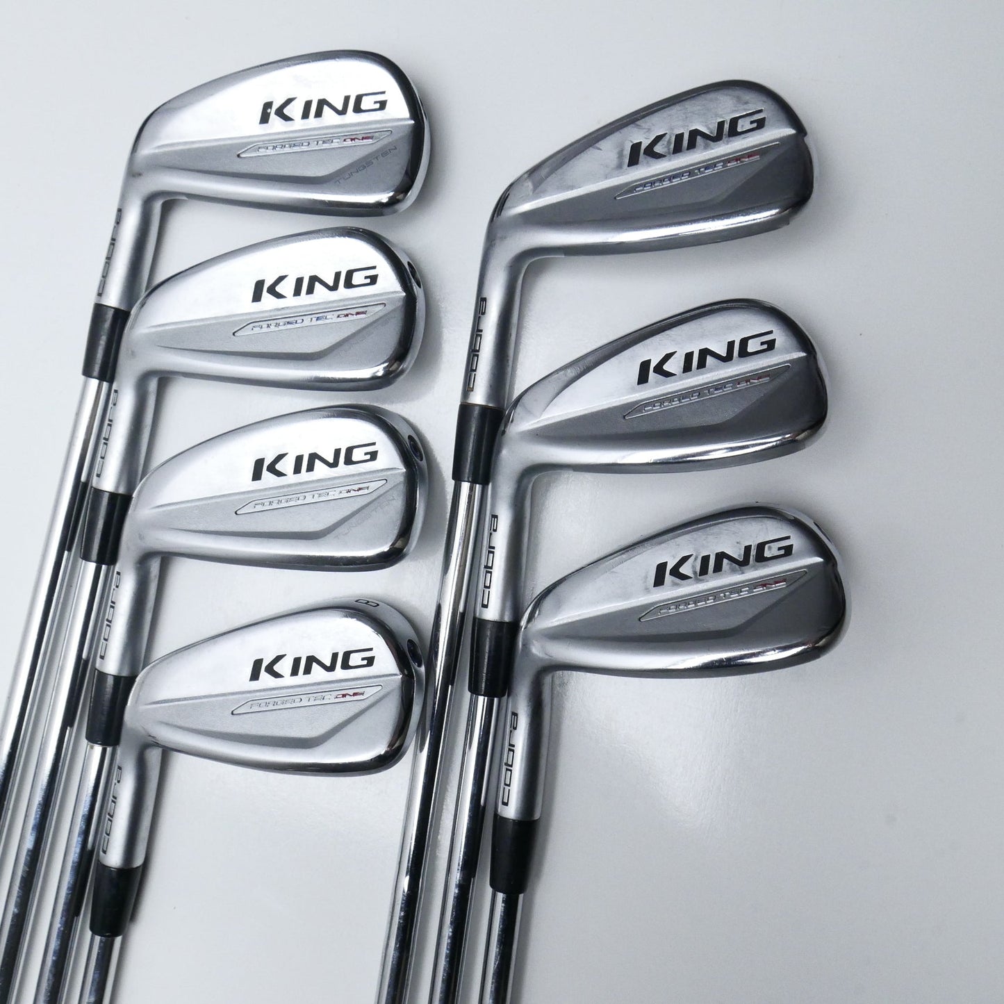 Used Cobra King Forged Tec One Length 2019 Iron Set / 5 - PW + GW / Regular / LH
